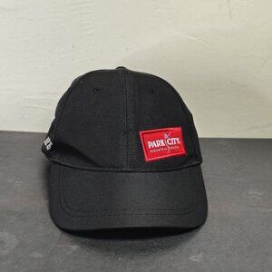 Park City Mountain Resort Team Hat Cap Back Black Red Embroidered Logo Ski Snow‎
